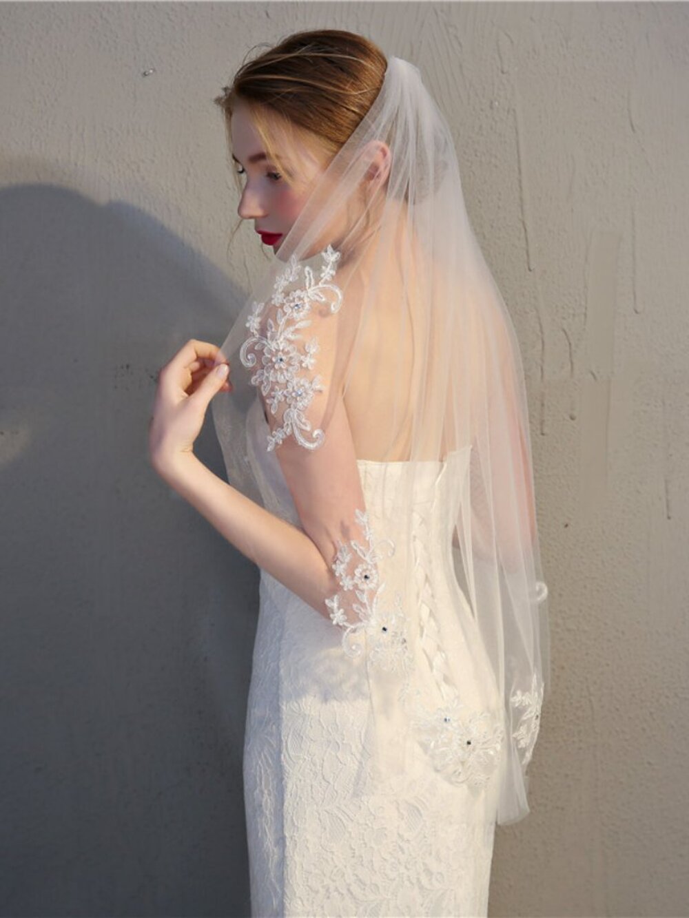 90cm Simple Tulle Wedding Veil
